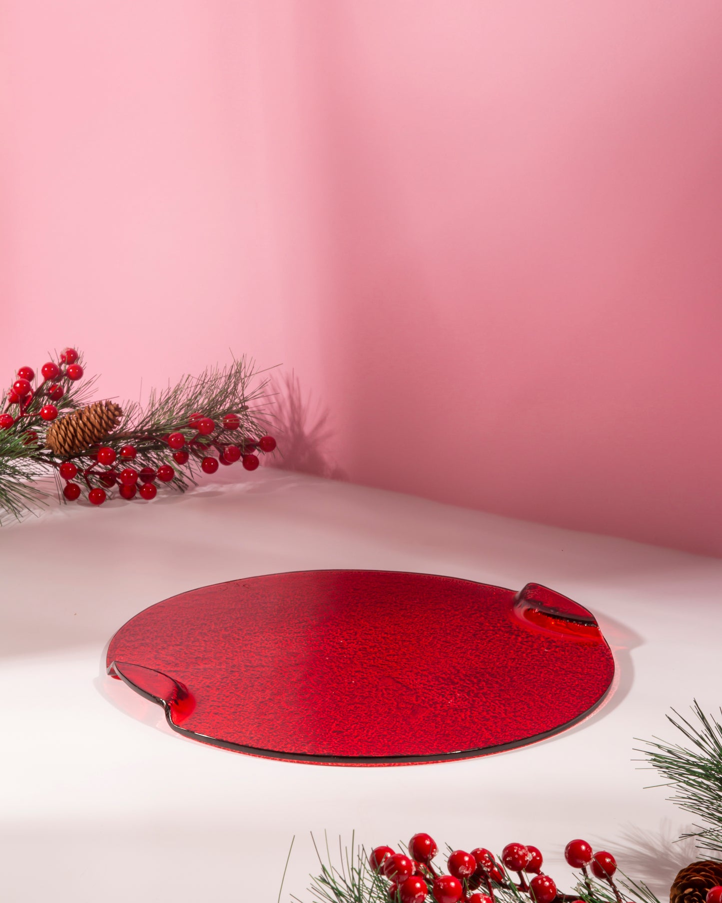 Christmas Glass Plates