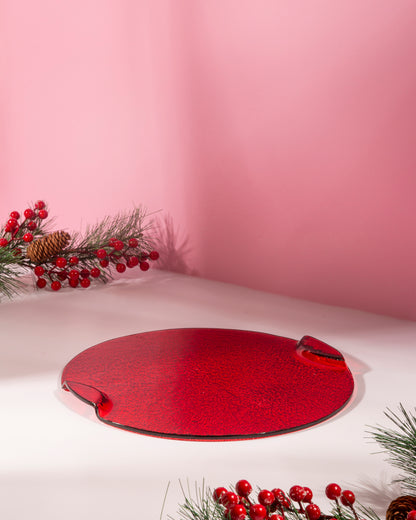 Christmas Glass Plates