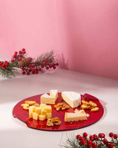 Christmas Glass Plates