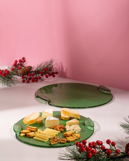 Christmas Glass Plates