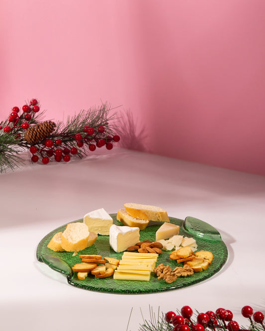 Christmas Glass Plates