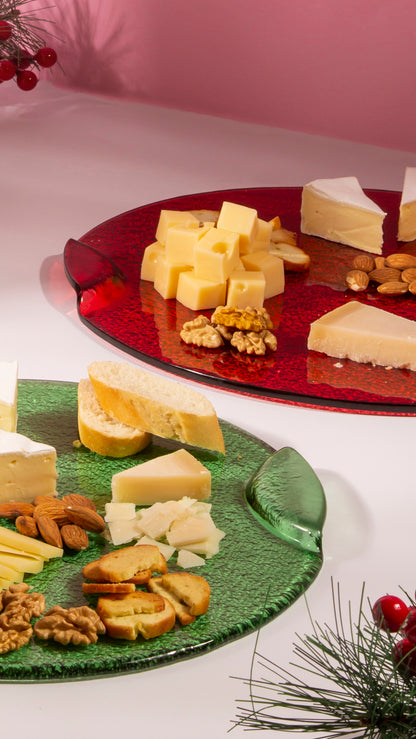 Christmas Glass Plates